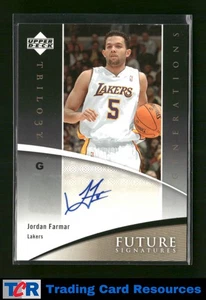 2006-07 UD Trilogy #FS-JF Jordan Farmar Generations Future Signatures Auto - Picture 1 of 2