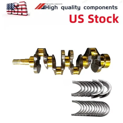 V3600 Crankshaft W/Bearing set for Kubota Engine V3600-T V3600-E3B V3600-T-E3CB - Image 1 of 4