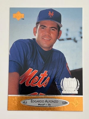 1996 Upper Deck - Major League Debut Edgardo Alfonzo #142 NR-MT+ - Image 1 of 2