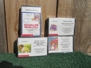 4 Brand New Vintage Scholastic Cassette Tapes Merry Christmas Wild Sunflower - Imagen 1 de 6