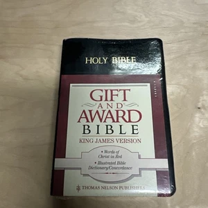 Heilige Bibel gebunden schwarz KJV Worte Christi in rot Nelson 162 1984 - Bild 1 von 2