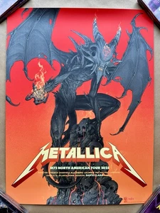 Metallica M72 Santa Clara Poster Pop Up xx/50 AP SOLD OUT Vance Kelly RARE - Picture 1 of 10