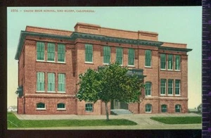 Union High School Red Bluff California Unused Postcard - Picture 1 of 1