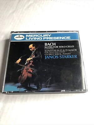 Bach Suites for Solo Cello - Janos Starker (CD, 1992, Mercury Records) - Изображение 1 из 4