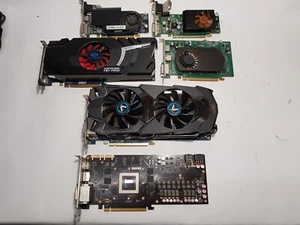 Lotto 6 Schede Video Nvidia e AMD Radeon - Foto 1 di 15