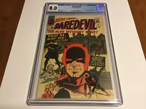 DAREDEVIL #9 (August 1965) Marvel Comics CGC 8.0 OW/W Seiten Pop Art Productions - Bild 1 von 11