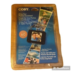 Coby 1.5-Inch Digital Photo Key Chain Black DP151 LCD Full Color Display - Picture 1 of 6