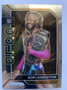 2022 PANINI PRIZM WWE GOLD INSERT #12 KOFI KINGSTON - Picture 1 of 2