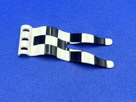 LEGO Duplo Flag Bunting Racing Black White Checkered Cars 6143 5839 51725pb05