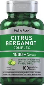 Citrus Bergamot Extract 1500mg Complex | 100 Capsules | by Pipng Rock - Picture 1 of 6