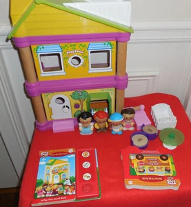 Sehr guter Zustand Lernkurve Spielstadt Familienhaus mit Figuren und Möbeln - Bild 1 von 9