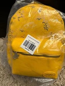 Her Universe Harry Potter Hufflepuff Floral Mini Backpack NWT - Picture 1 of 3