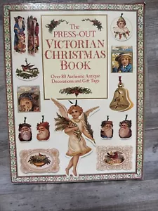 Vintage Press Out Victorian Christmas Book Punch Out Tags Ornamente - Bild 1 von 8