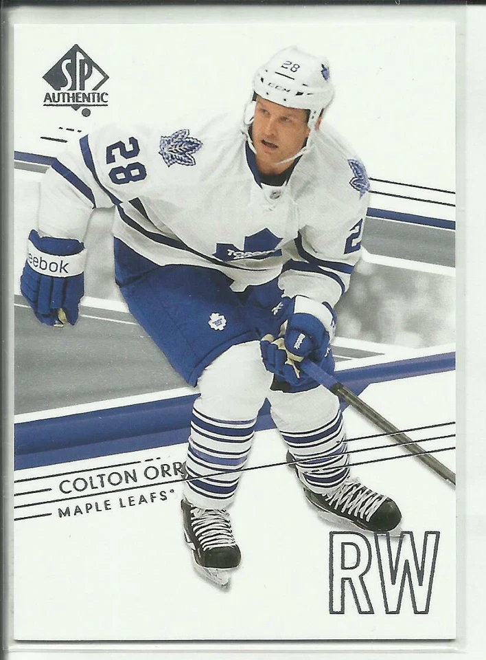 2014-15 SP Authentic #83 Colton Orr Toronto Maple Leafs  - Image 1 of 2