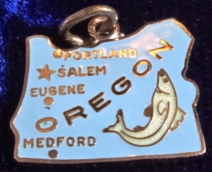 Oregon *SILVER* Traveler's Keepsake/Medallion - Nice Key Chain Addition! - Picture 1 of 2