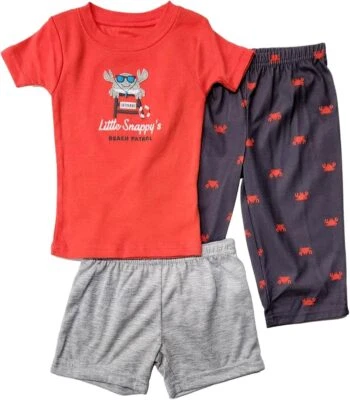 Conjunto de pijama poli masculino Carter's Kid 3 peças tamanho 4-12 US$ 14,99 - Imagem 1 de 2