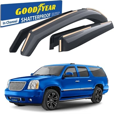 Parasoles de lluvia protectores de viento para GMC Yukon XL 2500 2007-2013 Foto 1 de 4
