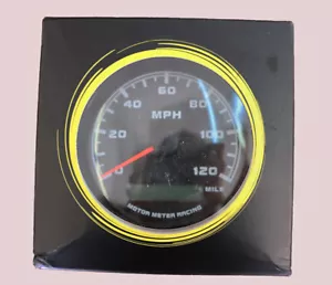 Motor Meter Racing GPS Speedometer Motorcycle Universal Harley Davidson120 mph - Picture 1 of 4