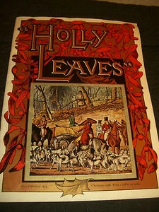 The Illustrated Holly Leaves Christmas Number 1966 Esso Ads Illustrations Wow! - Picture 1 of 8