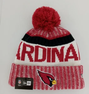 New Era NFL Arizona Cardinals Cold Weather Knit Beanie with Pompom Rot Unisex - Bild 1 von 12
