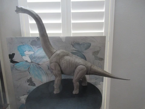 Large Dinosaur Toy Huge Jurassic Park World Trex Figure Colossal Brachiosaurus! Cover