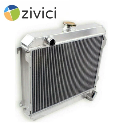 3 Row Radiator Fit 74-79 Nissan Stanza Datsun 510/610/620/710/720 L20B 2.0L MT - Image 1 of 4
