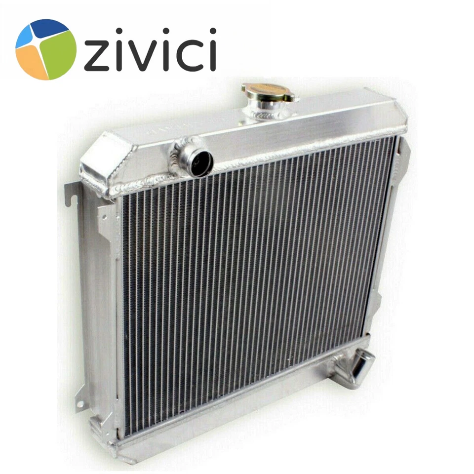 3 Row Radiator For 74-79 Nissan Stanza Datsun 510/610/620/710/720 L20B 2.0L MT - Image 1 of 4