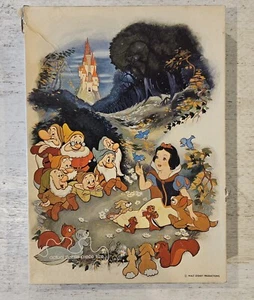 Springbok Vintage Jigsaw Puzzle 100 Pieces Disney Snow White 1973 Complete - Picture 1 of 6