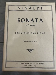 Vivaldi Sonate A-Dur Violine & Klavier IMC - Bild 1 von 8