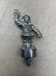 Policeman Monkey Car Mascot Bonnet Ornament Hood Emblem - Foto 1 di 15