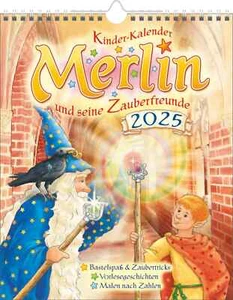 Kalender 2025 Wand - Merlin Kalender 2025 - Familienkalender 22 x 32 cm Planer - Bild 1 von 12