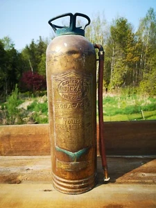 Copper & Brass General Quick Aid Fire Guard Fire Extinguisher SA-303 Windsor CA - Picture 1 of 20