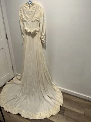 Vintage ABC ANGELAIR BY MONIKA Off White Wedding Dress~GORGEOUS! - Image 1 of 4