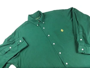 Seltenes LRL Monogram Lauren Ralph Lauren Herren L/S Button Down Grün Hemd Größe L - Bild 1 von 7