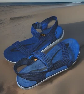 Sandalias Teva Terra-Float 2 Tejidas Universales Para Hombre Talla 11 Azul Marino Senderismo 1091592 - Imagen 1 de 13