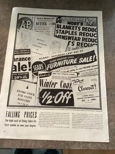 1963 Vintage Ad Print A&P Food Stores. Falling Prices. High Cost Of Living - Picture 1 of 1