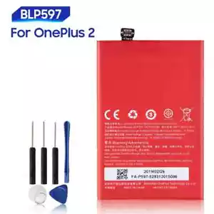 2024 Nuova batteria di ricambio telefono BLP597 per OnePlus 2 1+2 3200mAh con strumenti - Foto 1 di 6