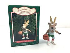 Hallmark Reindeer Champs Prancer Basketball 1988 #3 Keepsake Christmas Ornament