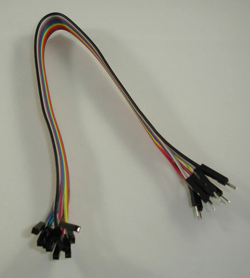10 Dupont Prototype Cable Female/Male Hembra/Macho 300mm Arduino - Imagen 1 de 1