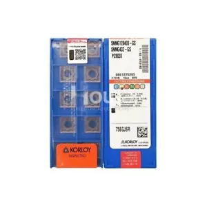 10pcs/Box KORLOY SNMG120408-GS PC9030 SNMG432-GS Carbide Inserts Turning Blade - Picture 1 of 2