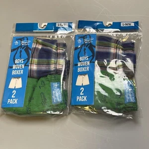 Penguin Boys Boxers 2 Pack Large Woven Underwear NWT Lot Of 2 Packages 14/16 - Picture 1 of 4