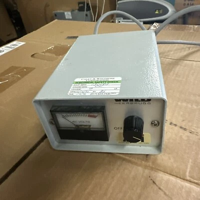 Wild Heerbrugg 001018 A 6V 40W Microscopio Lámpara Fuente de Alimentación 120V 50W Entrada Foto 1 de 2