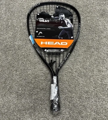 New HEAD CPS Crystal Power System Heat Racquetball Racquet Black Lightweight - Image 1 of 4