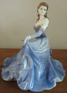 Coalport Ladies Of Fashion Linda Figurine Decorative Collector Figure Lady - Picture 1 of 8