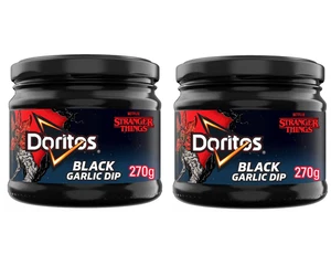 Doritos Limited Edition Stranger Things Black Garlic Dip 270g 2er Pack - Bild 1 von 2