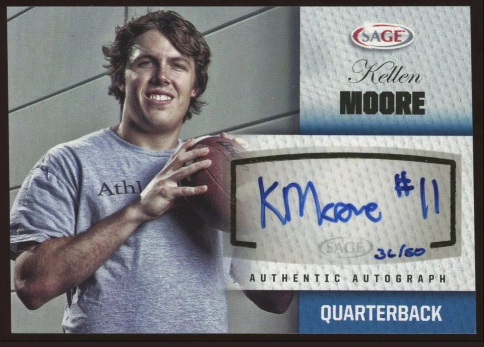 Kellen Moore Rookie Auto /50 Autograph 2012 SAGE Autographed Autographs Platinum - Image 1 of 3