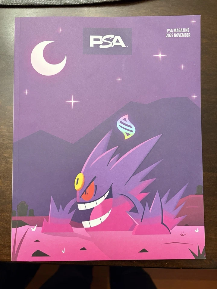 Collector’s Club PSA Magazine November 2025 Issue Pokemon Mega Gengar Cover Foto 1 de 1