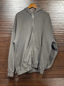 Sudadera con Capucha Abercrombie Fitch Suave AF Polar Gris Para Hombre XXL Alta Cremallera Completa - Imagen 1 de 8