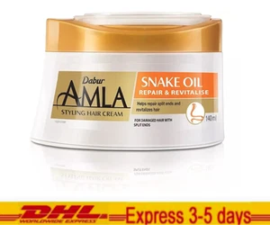 3 x 125 ml Aceite de Serpiente Dabur Amla Repuesto Cabello Derramado Protección Extremo Dañado - Imagen 1 de 4