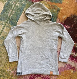 PAKA Hoodie Pullover Gr. M Alpaka Wolle grau nachhaltig handgestrickt Peru - Bild 1 von 12